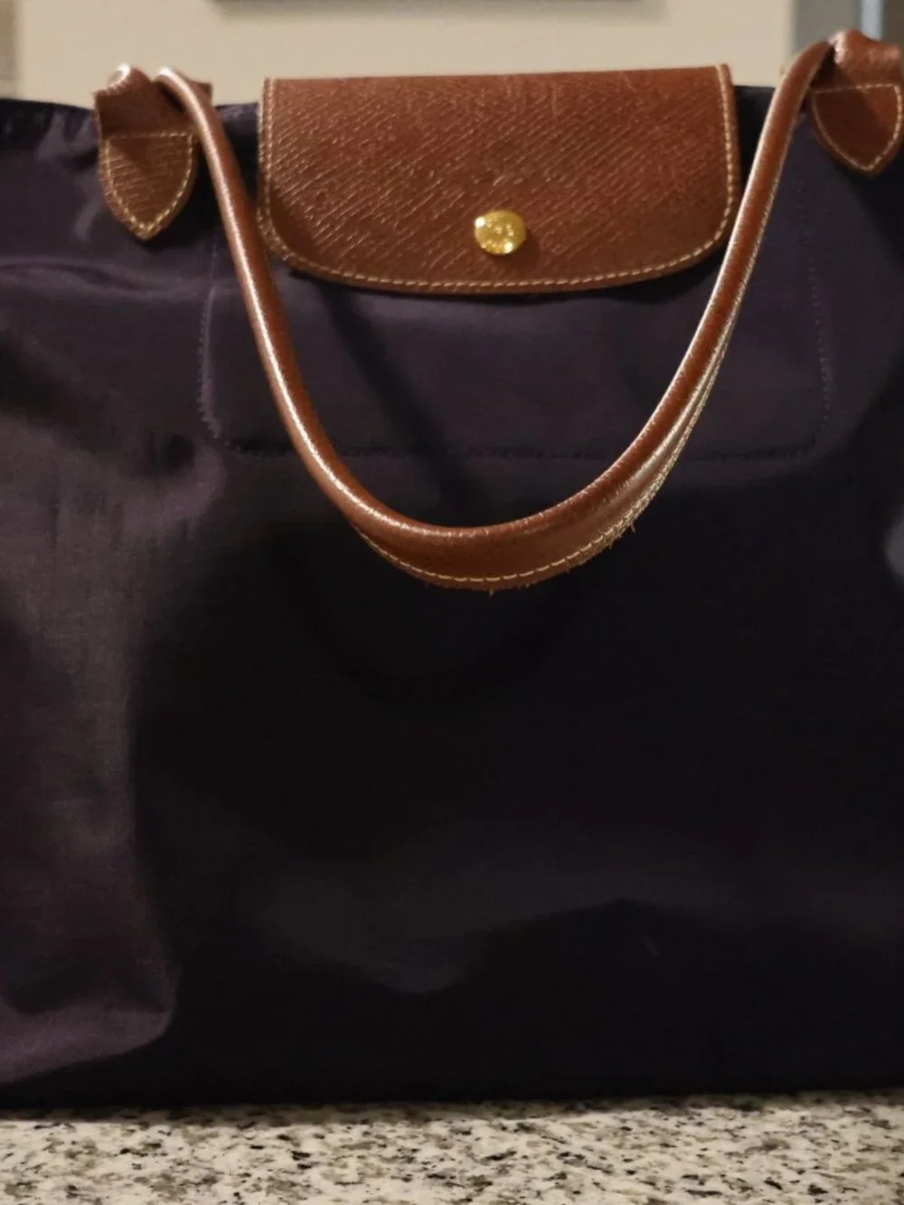 Longchamp Le Pliage Purple Large - Picture 12 of 14